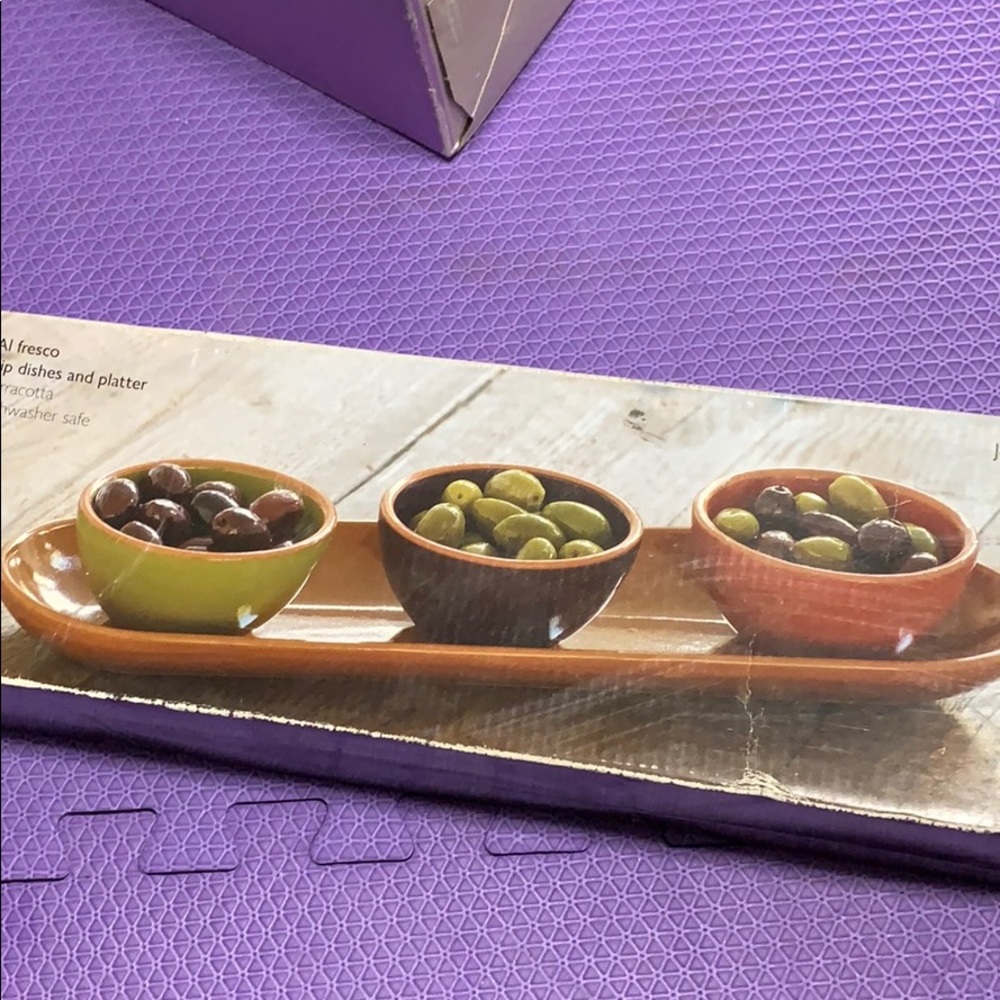 John Lewis  dip dishes and platter